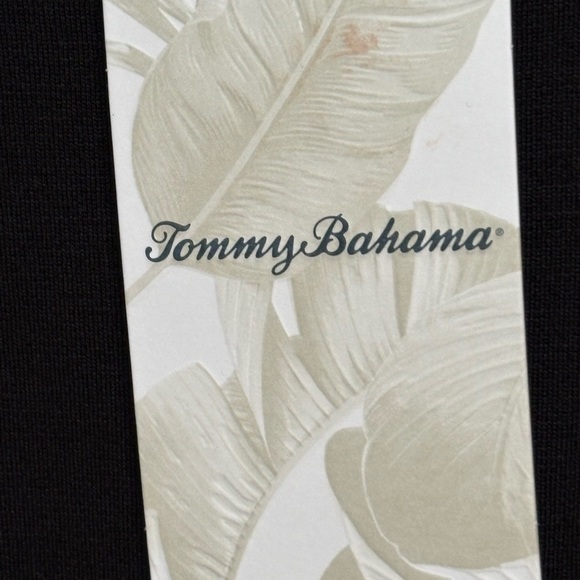 NWT Tommy Bahama Drapey Ponte Sleeveless Black Tank Midi Dress Large - Picture 8 of 15